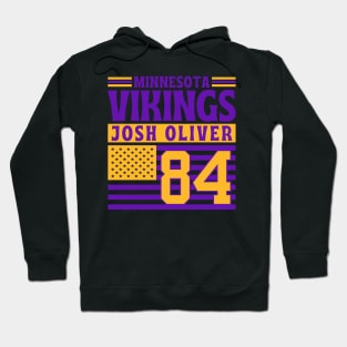 Minnesota Vikings Oliver 84 American Flag Football Hoodie